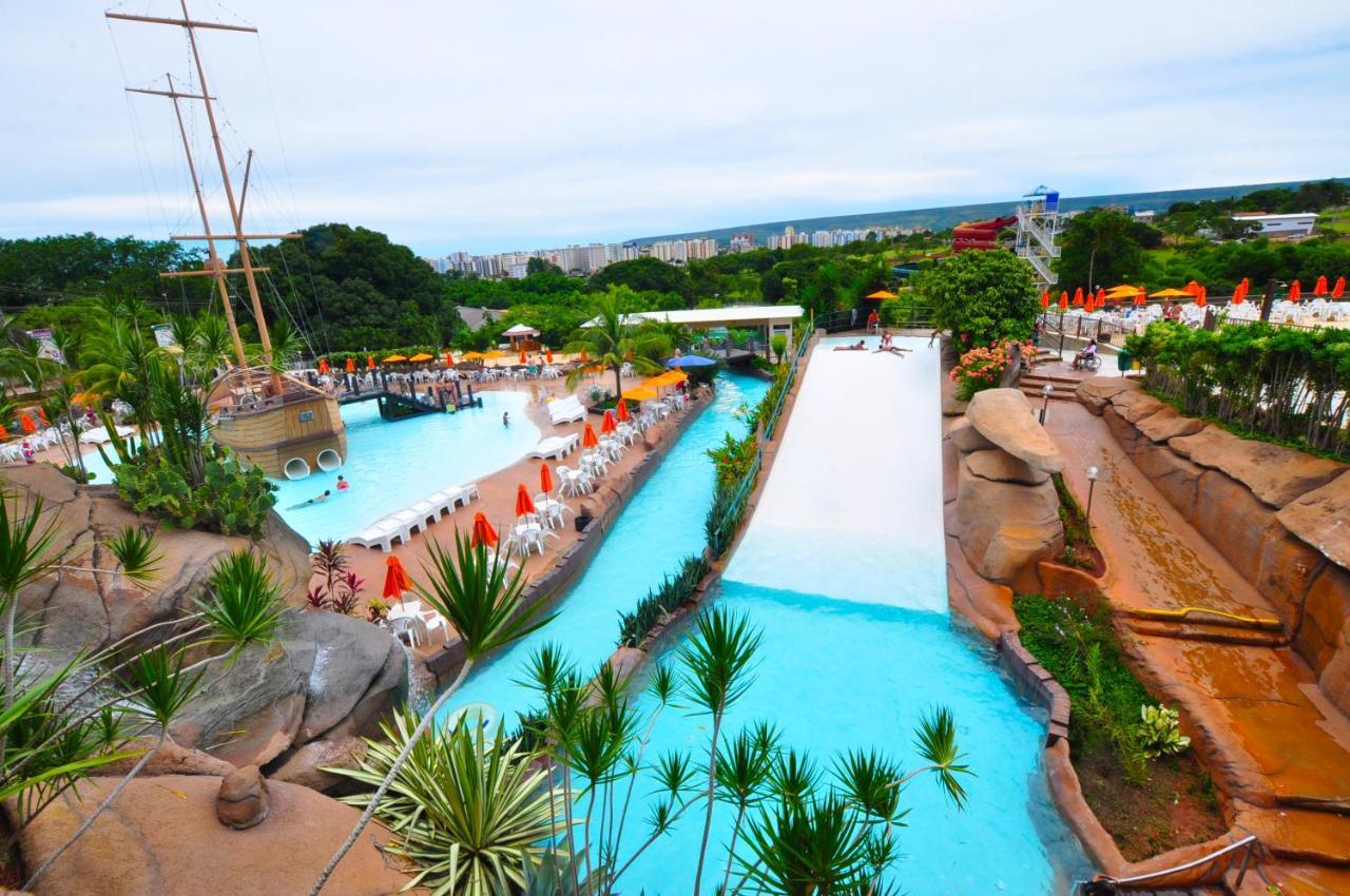 公寓 Diroma Com Um Dia No Acqua Park, Splash E Slide Caldas Novas
